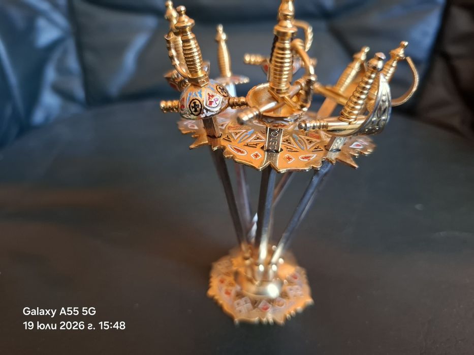 Toledo Gold/ Silver Plated Саби за мезе