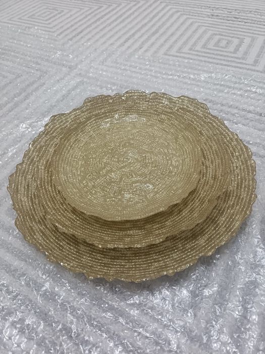 Посуда новая, luxury golden tableware