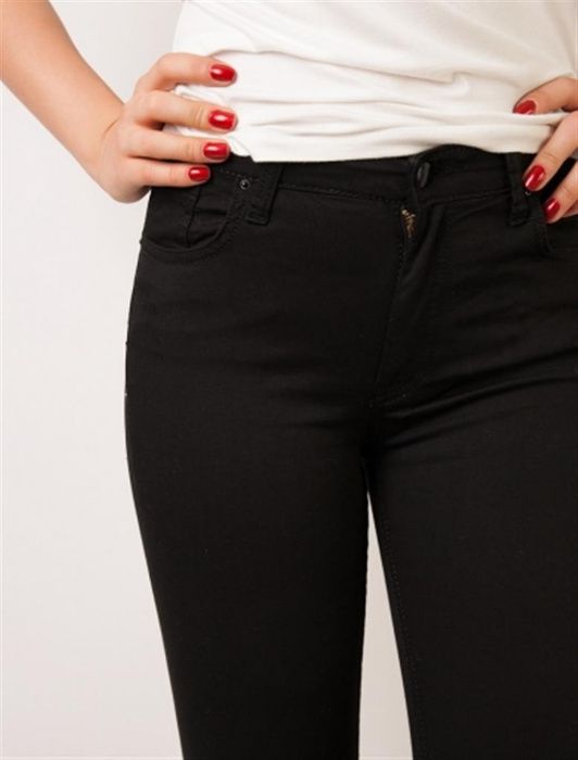 Jeans Dama Cu Talie Inalta Negri model Guess TRANSPORT GRATUIT