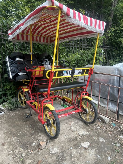 Семейный веломобиль, велосипед