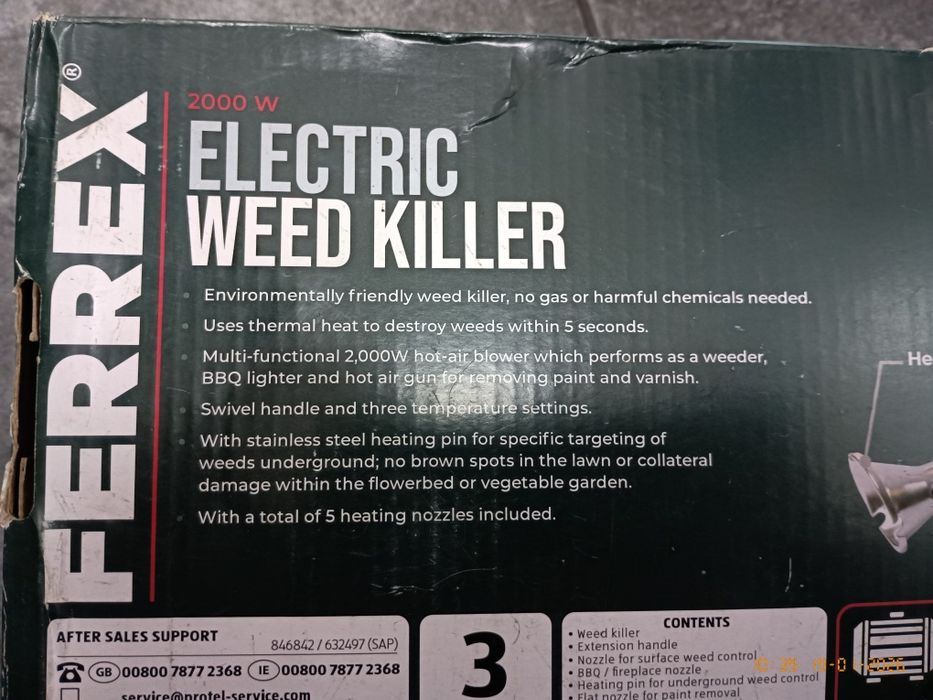 Ferrex arzător de erbicidat