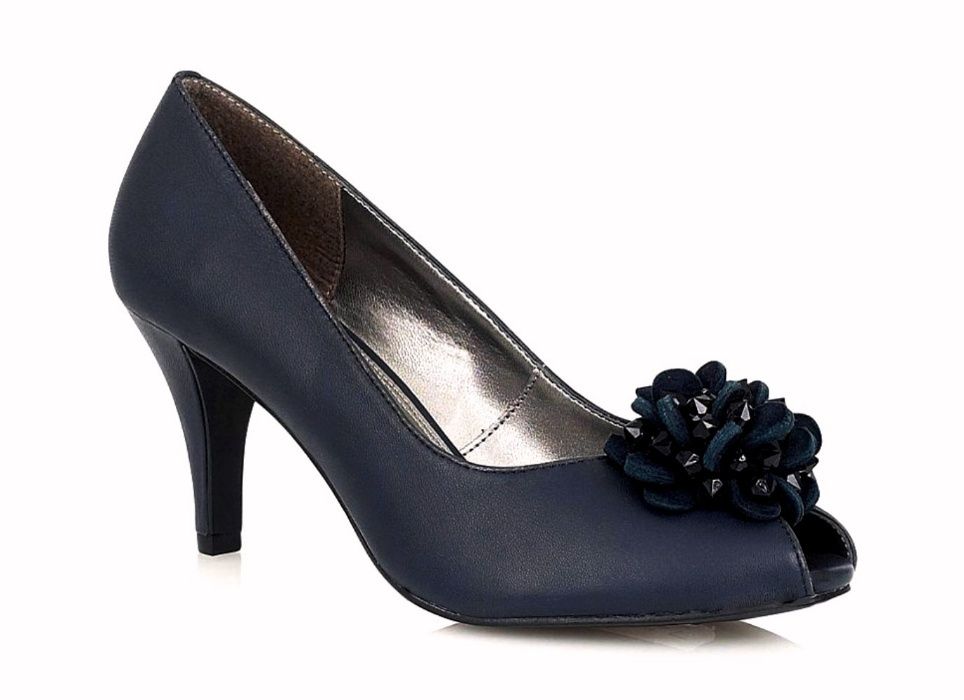 Елегантни обувки естествена кожа Lotus