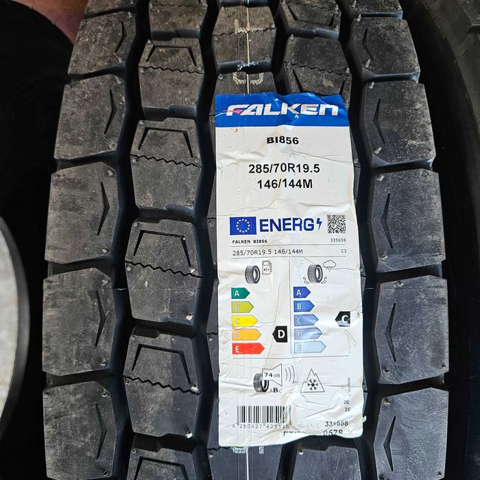 4Нови тежкотоварни гуми 285/70R19.5 Falken BI856 146/144Mmade in Japan