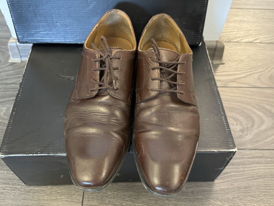 pantofi din piele naturala pentru barbati mar.40(25cm)