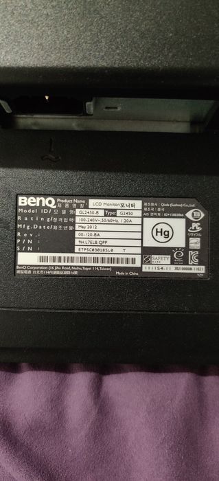 Монитор Benq 24 дюйма Full HD