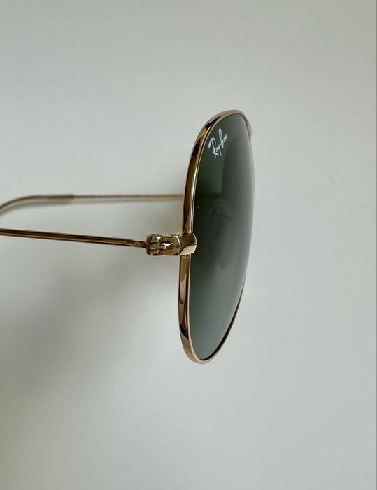 Ray Ban RB3025 Aviator 58мм/Arista Gold/Оригинални G-15 зелени лещи – Като нови