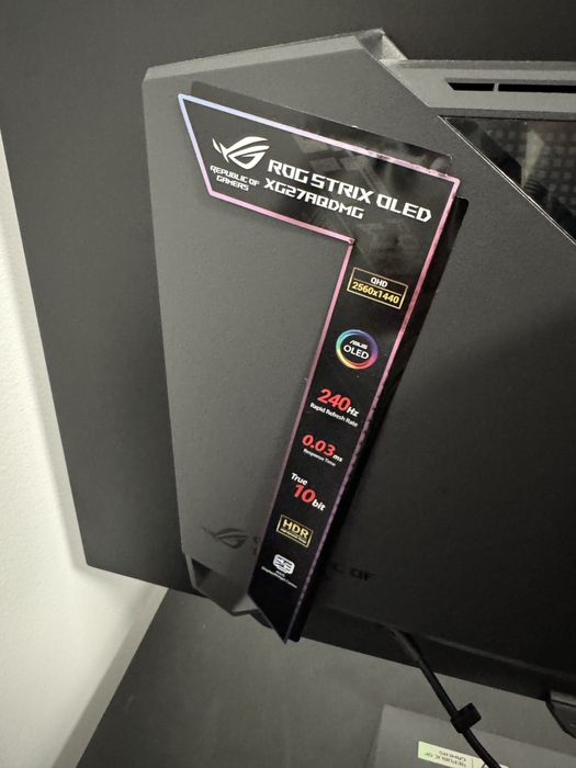 Monitor Asus Rog Strix Oled 27 inch 1440/240hz
