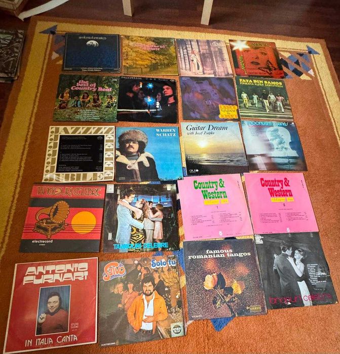Lot 65 discuri vinil / LP — Electrecord, clasice, pop, tango, Sinatra, Smokie