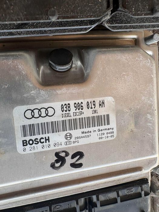 Компютър моторен еку ecu електронен блок двигател ауди а4 1.9тди 116кс