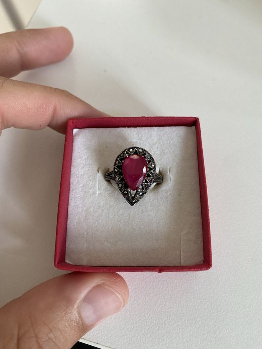 Inel argint cu piatra