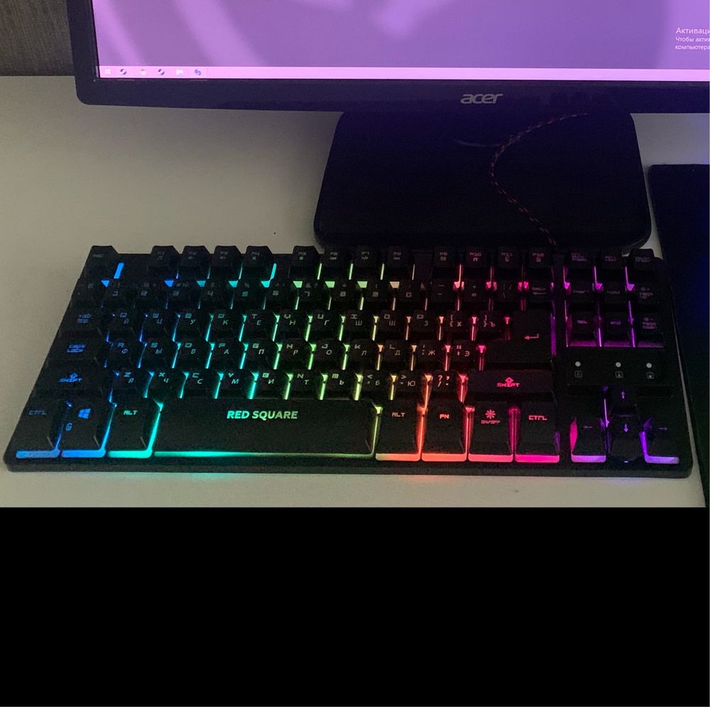 Red square tesla tkl rgb