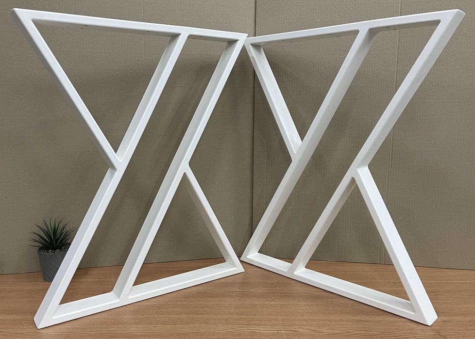 Picioare metalice model ZZ (masa bucatarie, living, terasa, birou)