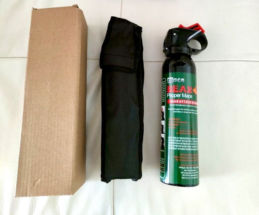 Spray Urs Anti Urs Camping Drumeție Made in USA 260ml Sistem multi jet 10m