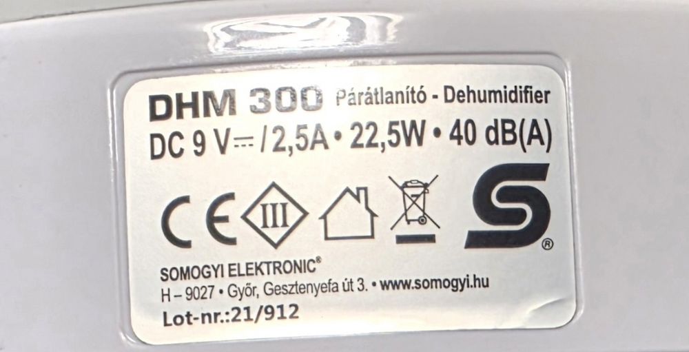 Dezumidificator DHM 300 home