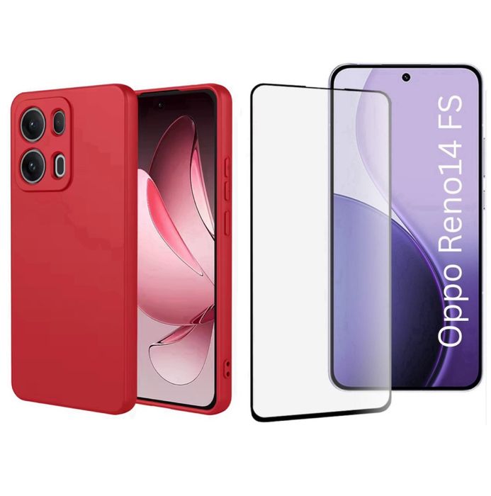 Oppo Reno 12F 13F 14 14F 14FS A5 PRO Husa Soft Alcantara +Folie Sticla