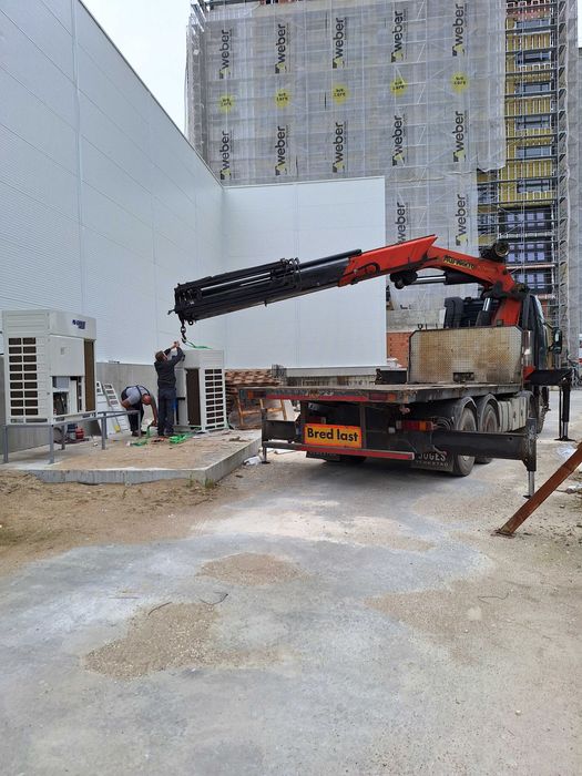 Услуги с кран, камион с кран,преместване на гаражни клетки вишка