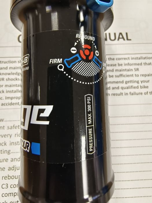 НОВ амортесьор/шок SR Suntour EDGE LO-R  190x45mm