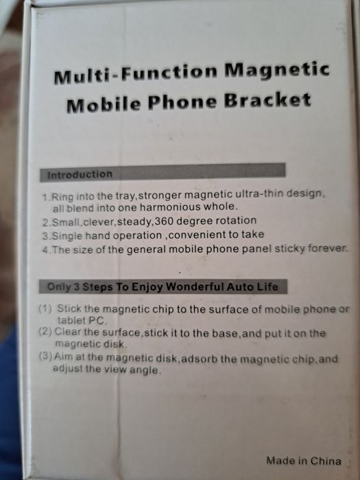 Multi-Function Magnetic Mobile Phone Bracket