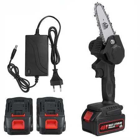 fierstrau electric camping Mini fierstrau electric cu 2 acumulatori