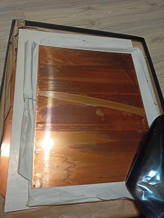 set placi cupru pentru gravare - arta/decoratiuni