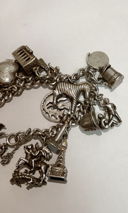 Сребърна гривна 54гр