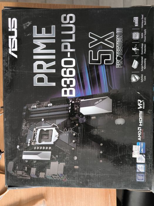 Комплект Asus Prime B360-Pluse с процессором intel core i5 8400