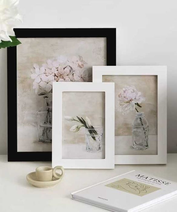 Rama foto din lemn natural . NOU 4buc/45lei