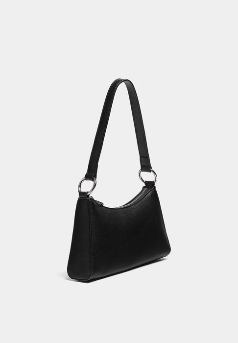 Класическа черна чанта с дръжка