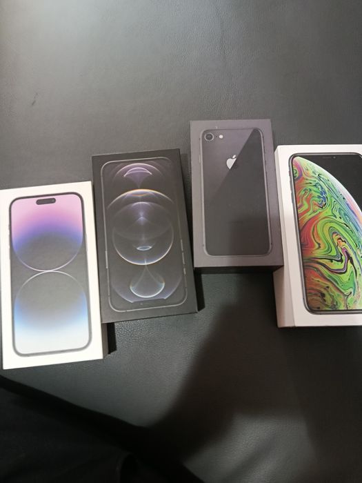 Iphone 14, XS max va Iphone 8 karobkalari