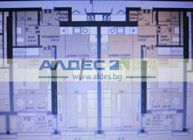 Продава се чисто нов двустаен ап. в широк център!