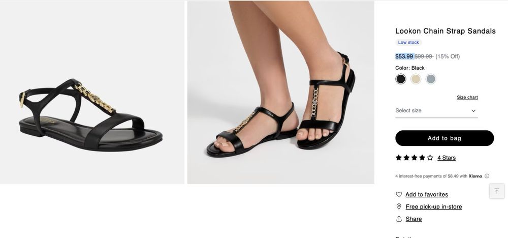 Новые Сандали guess