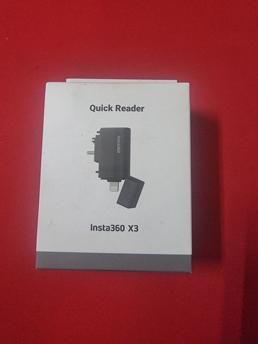 Cititor carduri pentru One X3 INSTA360,Quick Reader,USB-C Lightning