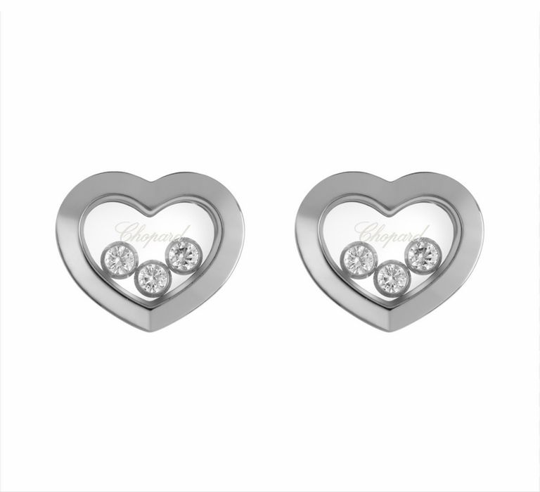 Обеци нови Chopard happy diamonds