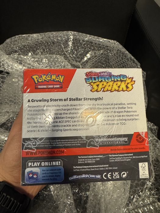 Pokemon Booster Box Surging Sparks (Scarlet & Violet) – 36 plicuri