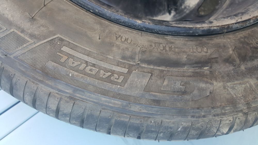 Джанта с гума 195 65 15 дот 3816