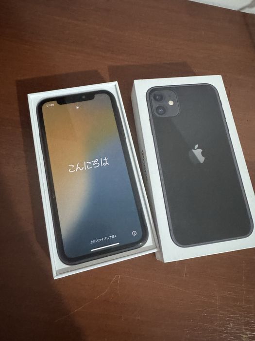 Iphone 11 black 64 gb karobka bor ayb yo 75 yomkst