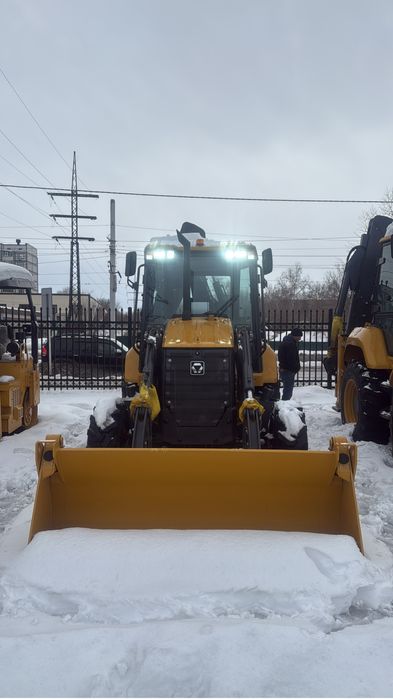 Чистим снег услуги экскаватора