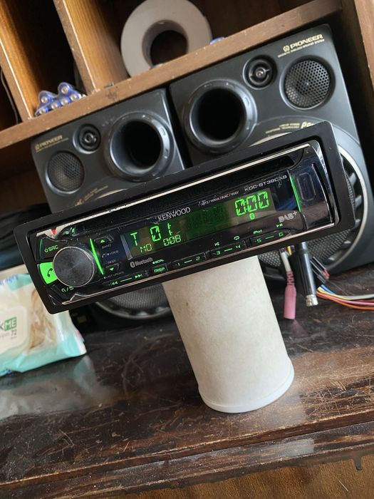 KENWOOD kdc-bt39dab - ЦВЕТОВЕ! - BLUETOOTH, USB CD mp3 плеър за кола сд авто радио