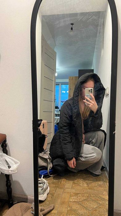 зимний пуховик imocean черный S