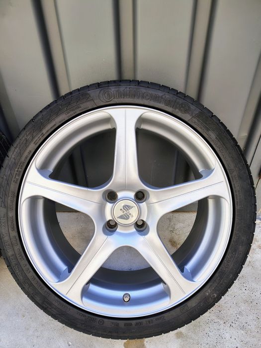 Roti jante eta&beta anvelope gume continental  4x100 225/35/r18 245/35