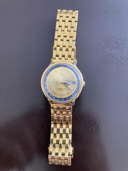 Мъжки оригинален швейцарски автоматичен часовник EDOX