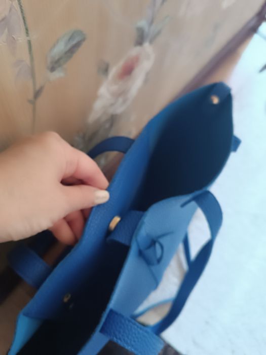 Сумка новая синего цвета