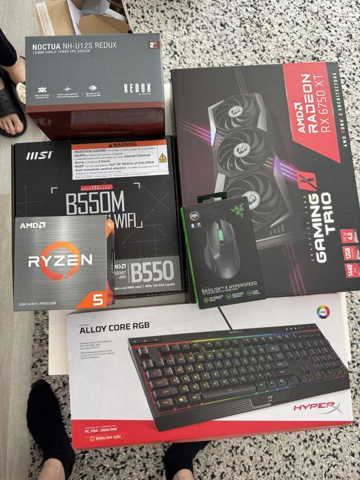 Vand Setup Gaming Ryzen 5 5600 + 32GB RAM + RX6750XT
