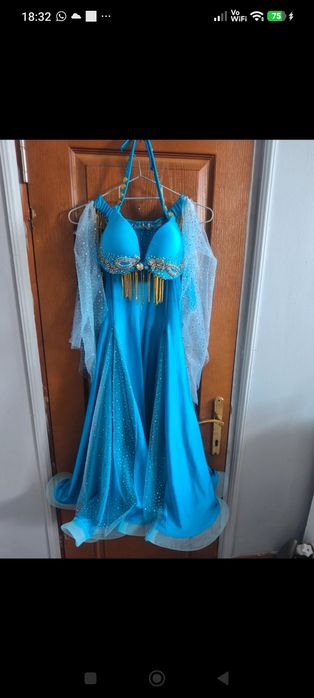 Rochii și costumație dans oriental handmade evantaie mătase aripi isis bellydance