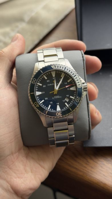 Hamilton Khaki Navy Scuba Auto 40mm, Швейцарские дайвер часы, оригинал