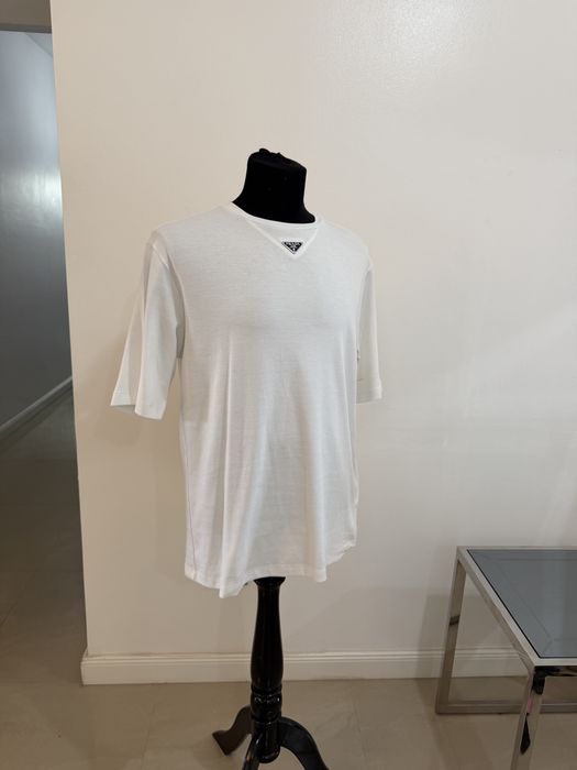 Tricou Prada Alb