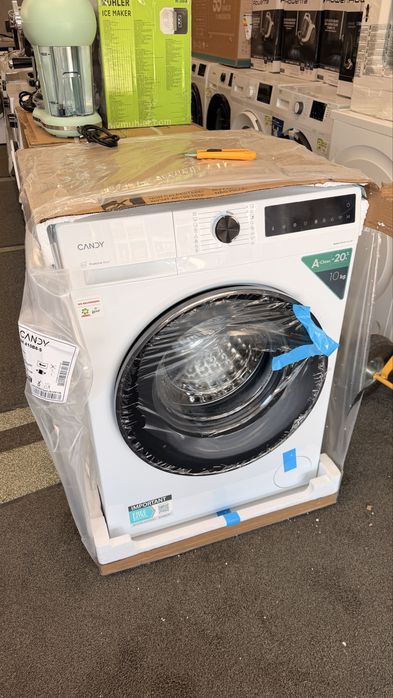 Нова Инверторна пералня CANDY PROWASH 500 BR 410B8-S 10 KG | КЛАС A | ИНВЕРТОР | ПАРА | WI FI
