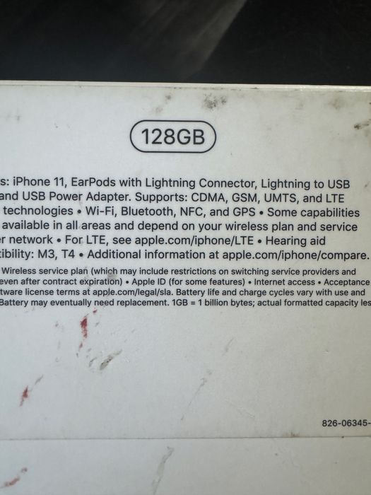 Айфон 11 128 гб батарея 100%