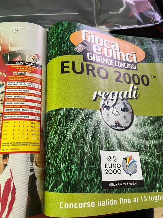 Panini EURO 2000 album in stare near mint