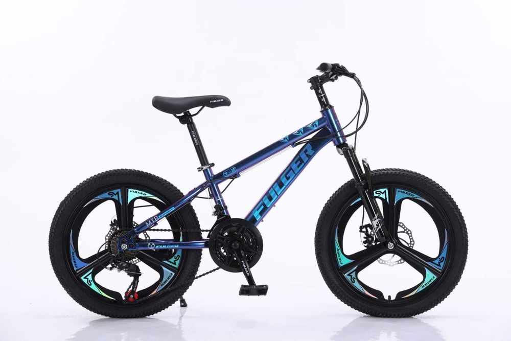 Bicicleta 20 inch, pentru copii 6-12 ani, Full Shimano, frane disc 21V